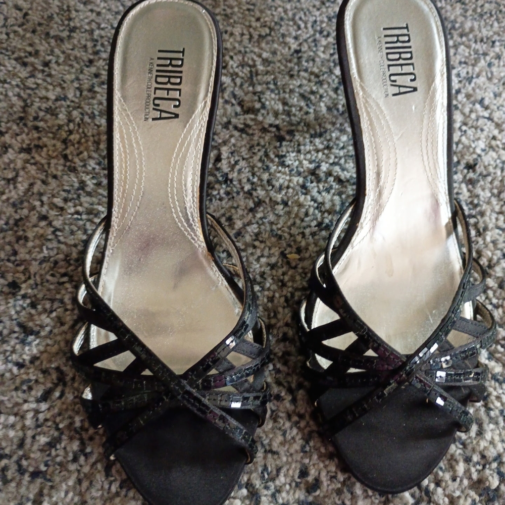 Y2k Gemstone Kitten Heels Come With Box